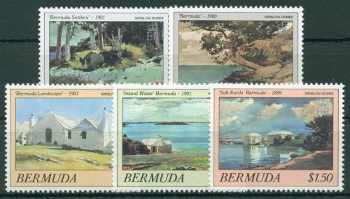 Bermuda-Inseln 1987 Gemälde von Winslow Homer 503/07 postfrisch