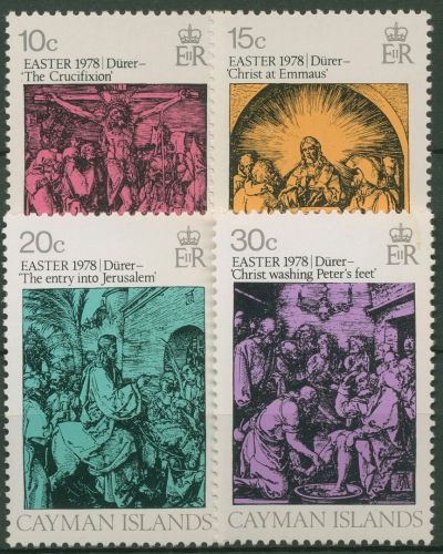 Cayman-Islands 1978 Ostern Albrecht Dürer 401/04 postfrisch