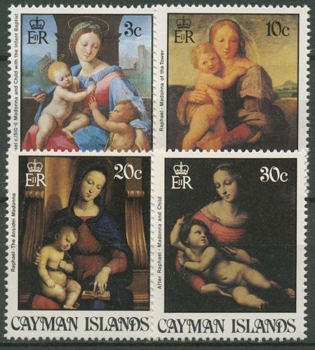 Cayman-Islands 1982 Weihnachten Gemälde von Raffael 498/01 postfrisch