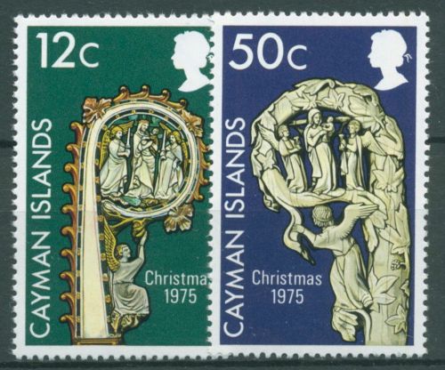 Cayman-Islands 1975 Weihnachten Bischofsstäbe 362/63 postfrisch