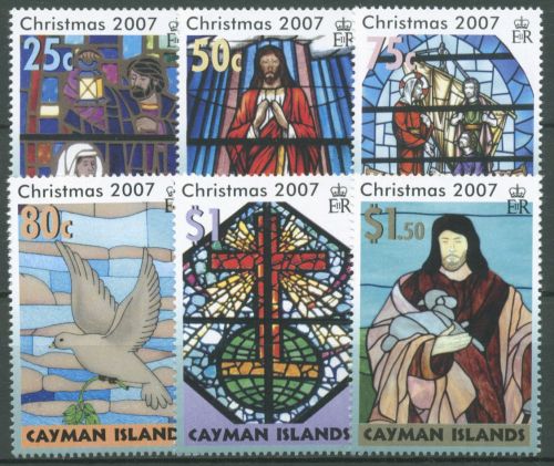 Cayman Islands 2007 Weihnachten Kirchenfenster 1083/88 postfrisch