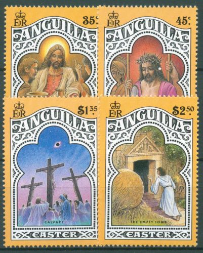 Anguilla 1990 Ostern Gemälde Das letzte Abendmahl 431/34 postfrisch