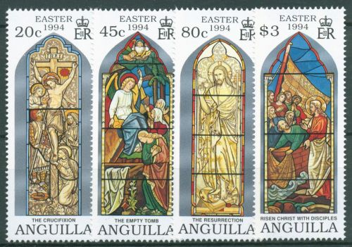 Anguilla 1994 Ostern Kirchenfenster 929/32 postfrisch