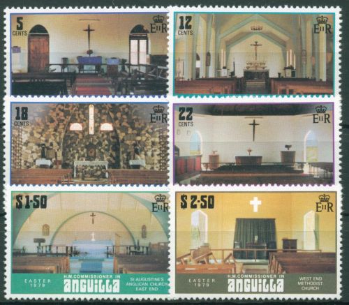 Anguilla 1979 Ostern Kirchen 341/46 postfrisch