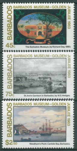 Barbados 1983 Kunst Gemälde 594/96 postfrisch
