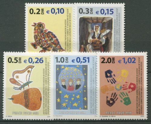 Kosovo (UNMIK) 2001 Frieden im Kosovo 6/10 postfrisch
