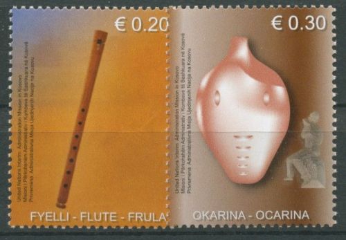 Kosovo (UNMIK) 2004 Holzblasinstrumente 20/21 postfrisch