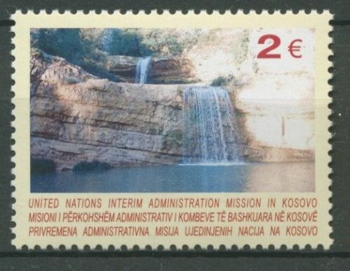 Kosovo (UNMIK) 2004 Landschaften: Wasserfall 26 postfrisch