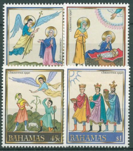 Bahamas 1990 Weihnachten 733/36 postfrisch