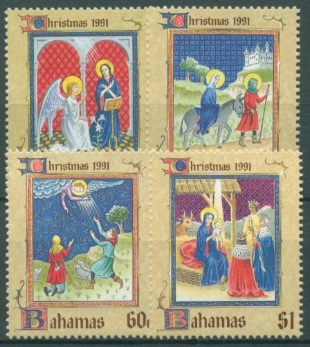 Bahamas 1991 Weihnachten 764/67 postfrisch
