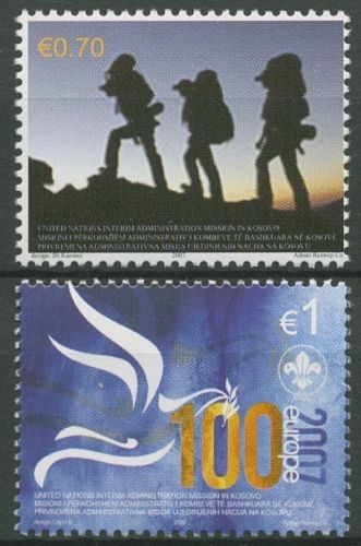 Kosovo (UNMIK) 2007 Europa CEPT Pfadfinder 68/69 postfrisch