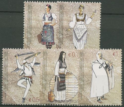 Kosovo (UNMIK) 2007 Trachten 74/78 postfrisch