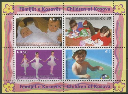 Kosovo (UNMIK) 2006 Kinder Block 2x postfrisch (C90264)
