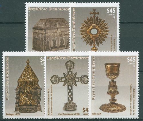 Dominikanische Republik 2015 Kathedrale Santo Domingo Schätze 2492/96 postfrisch