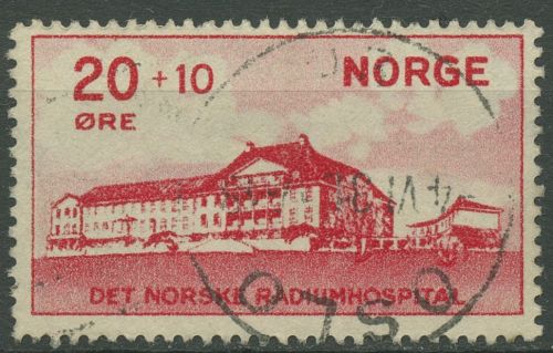 Norwegen 1931 Radiumhospital Oslo 162 gestempelt