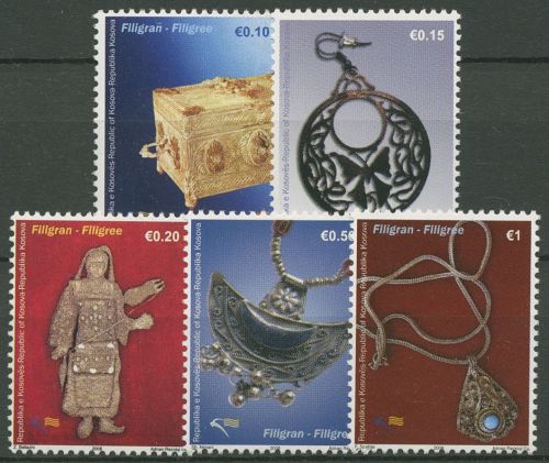 Kosovo 2008 Kunsthandwerk Filigranarbeiten 106/10 postfrisch