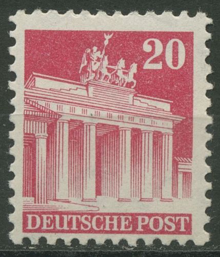 Bizone 1948 Bauten mit weiter Zähnung 85 WF postfrisch