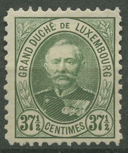 Luxemburg 1891 Großherzog Adolf 62 D mit Falz