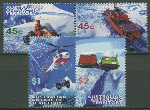 Austral. Antarktis 1998 Transportmittel Schiff Hubschrauber 115/18 postfrisch