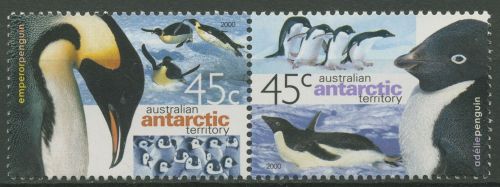 Austral. Antarktis 2000 Kaiserpinguin Adeliepinguin 123/24 ZD postfrisch