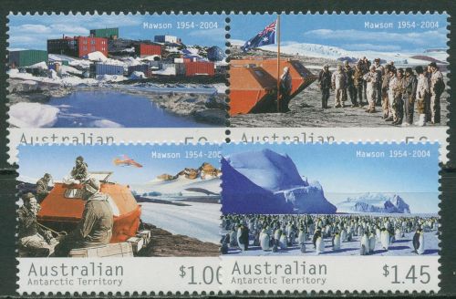 Austral. Antarktis 2004 50 Jahre Mawson-Forschungsstation 157/60 postfrisch