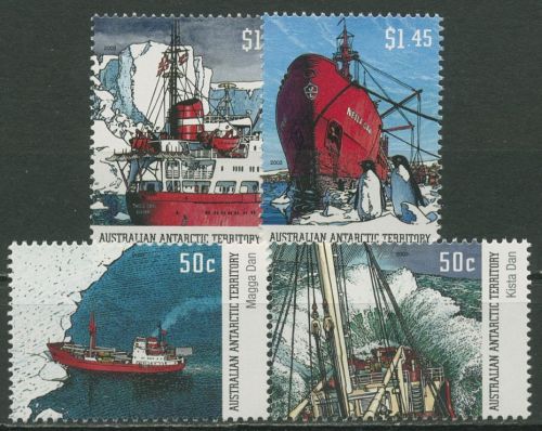 Austral. Antarktis 2003 dänische Forschungsschiffe 153/56 postfrisch
