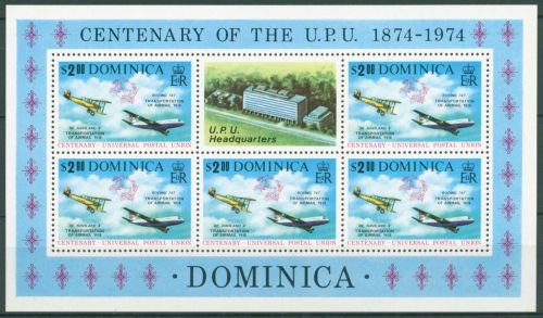Dominica 1974 UPU Luftpost Flugzeuge 418 K postfrisch (C65887)