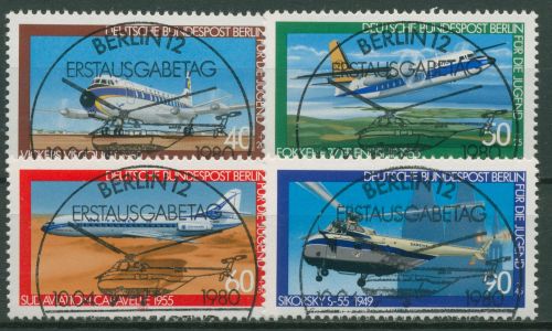 Berlin 1980 Luftfahrt Flugzeuge 617/20 mit TOP ESST Berlin