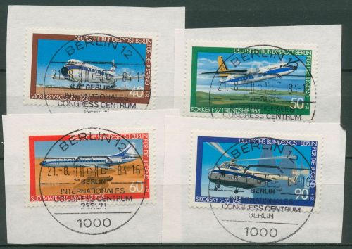 Berlin 1980 Luftfahrt Flugzeuge 617/20 mit TOP ESST Berlin Briefstücke