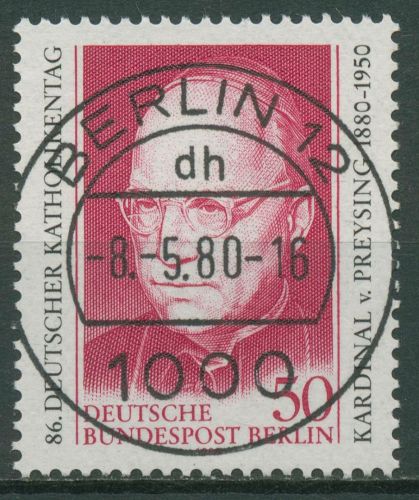 Berlin 1980 Katholikentag 624 mit TOP-Stempel Berlin