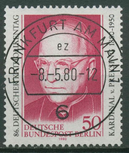 Berlin 1980 Katholikentag 624 mit TOP-Stempel Frankfurt