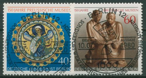 Berlin 1980 Preußische Museen Goldschmiedearbeit 625/26 mit TOP ESST Berlin