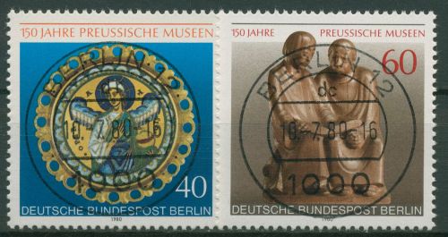 Berlin 1980 Preußische Museen Goldschmiedearbeit 625/26 mit TOP-Stempel Berlin