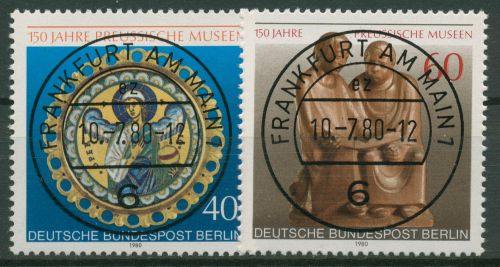 Berlin 1980 Preußische Museen Goldschmiedearbeit 625/26 TOP-Stempel Frankfurt