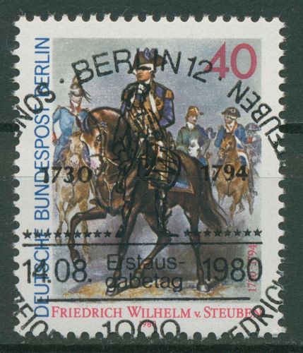 Berlin 1980 General Friedrich Wilhelm von Steuben 628 mit TOP ESST Berlin