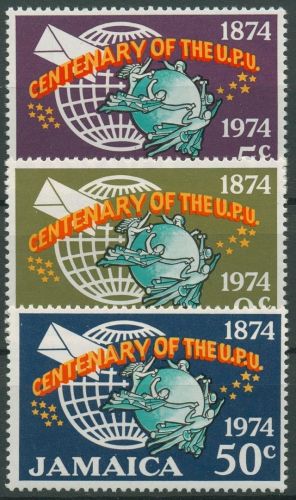 Jamaika 1974 Weltpostverein UPU 387/89 postfrisch