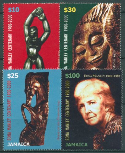 Jamaika 2000 Kunst Skulpturen Edna Manley 939/42 postfrisch
