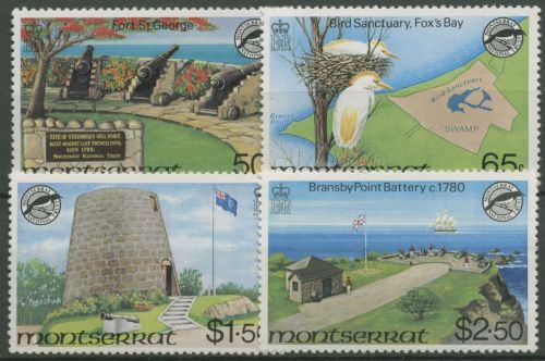 Montserrat 1981 National Trust Natur- u. Denkmalschutz 461/64 postfrisch