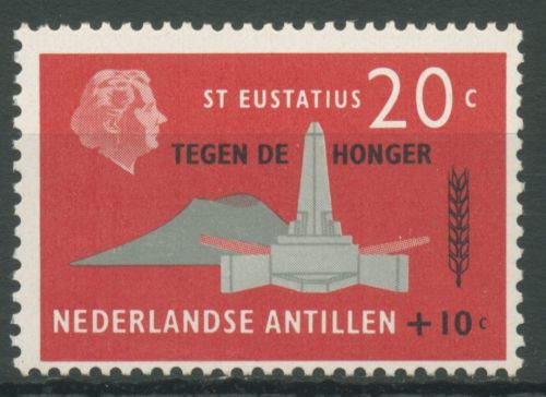 Niederländische Antillen 1963 Kampf gegen Hunger Denkmal 127 postfrisch