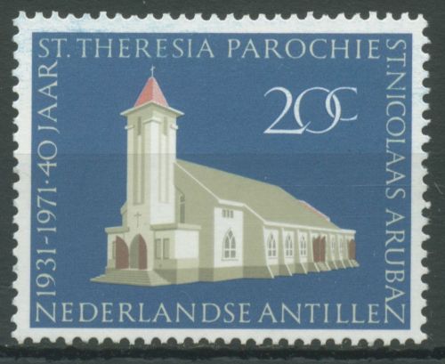 Niederländische Antillen 1971 Pfarrei St.Theresia Kirche Aruba 228 postfrisch