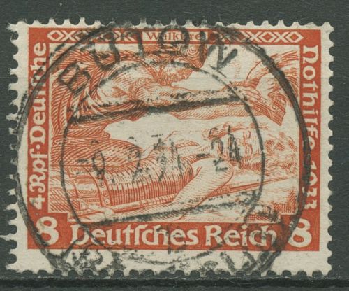 Deutsches Reich 1933 Deutsche Nothilfe Wagner 503 B mit TOP-Stempel