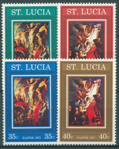 St. Lucia 1971 Ostern Gemälde P.P.Rubens 282/85 postfrisch