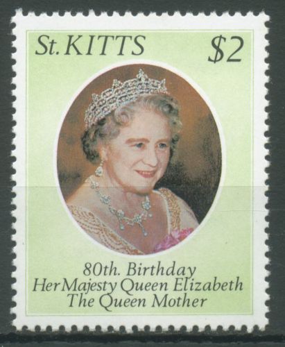 St. Kitts 1980 Königinmutter Elisabeth 39 postfrisch