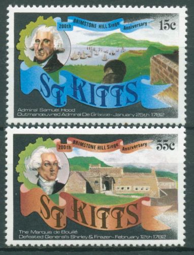 St. Kitts 1982 Brimston Hill Flotte Schiffe 81/82 postfrisch