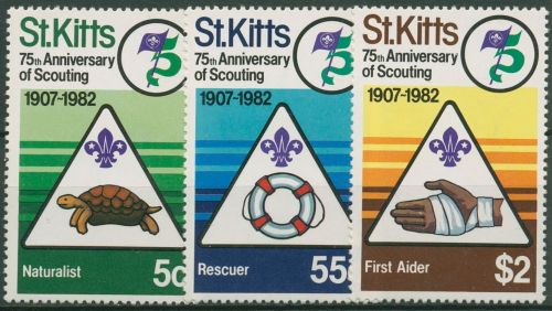 St. Kitts 1982 Pfadfinder 90/92 postfrisch