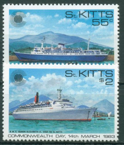 St. Kitts 1983 Commonwealth-Tag Schiffe 97/98 postfrisch