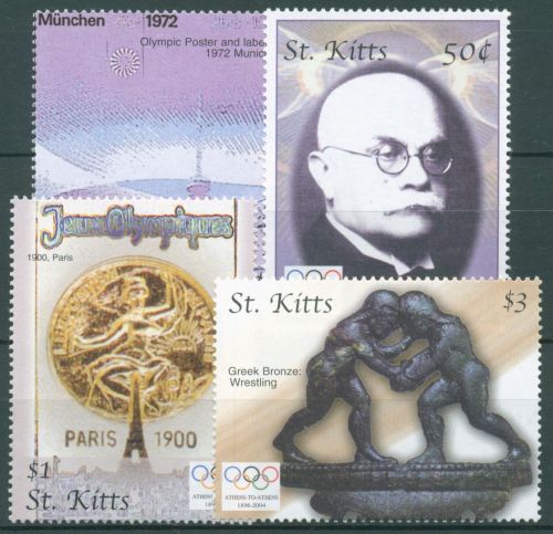 St. Kitts 2004 Olympische Sommerspiele Athen 796/99 postfrisch