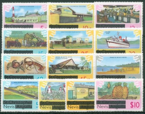 Nevis 1980 Landschaften Sehenswürdigkeiten 25/37 postfrisch