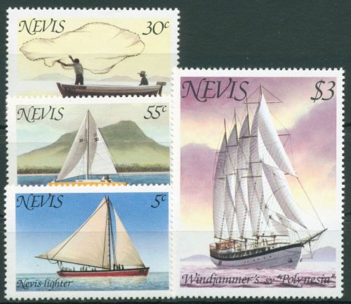 Nevis 1980 Schiffe 39/42 A postfrisch