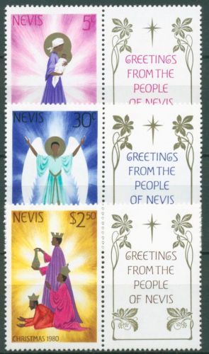 Nevis 1980 Weihnachten 43/45 postfrisch